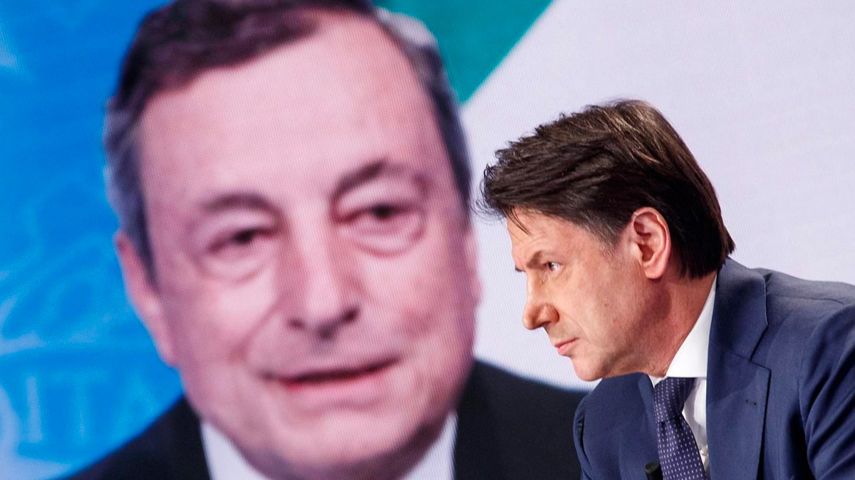 Grillo spiffera le brutte frasi di Draghi su Conte e l'ex premier ci resta male: "Sono sconcertato"
