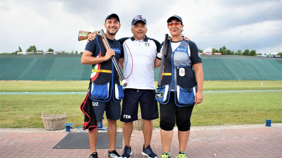 Ancora Oro: il tiro al volo Mixed Team di Skeet sale sul gradino più alto del podio