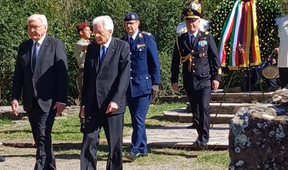 Mattarella e Steinmeier insieme a Marzabotto per ricordare la strage nazi-fascista