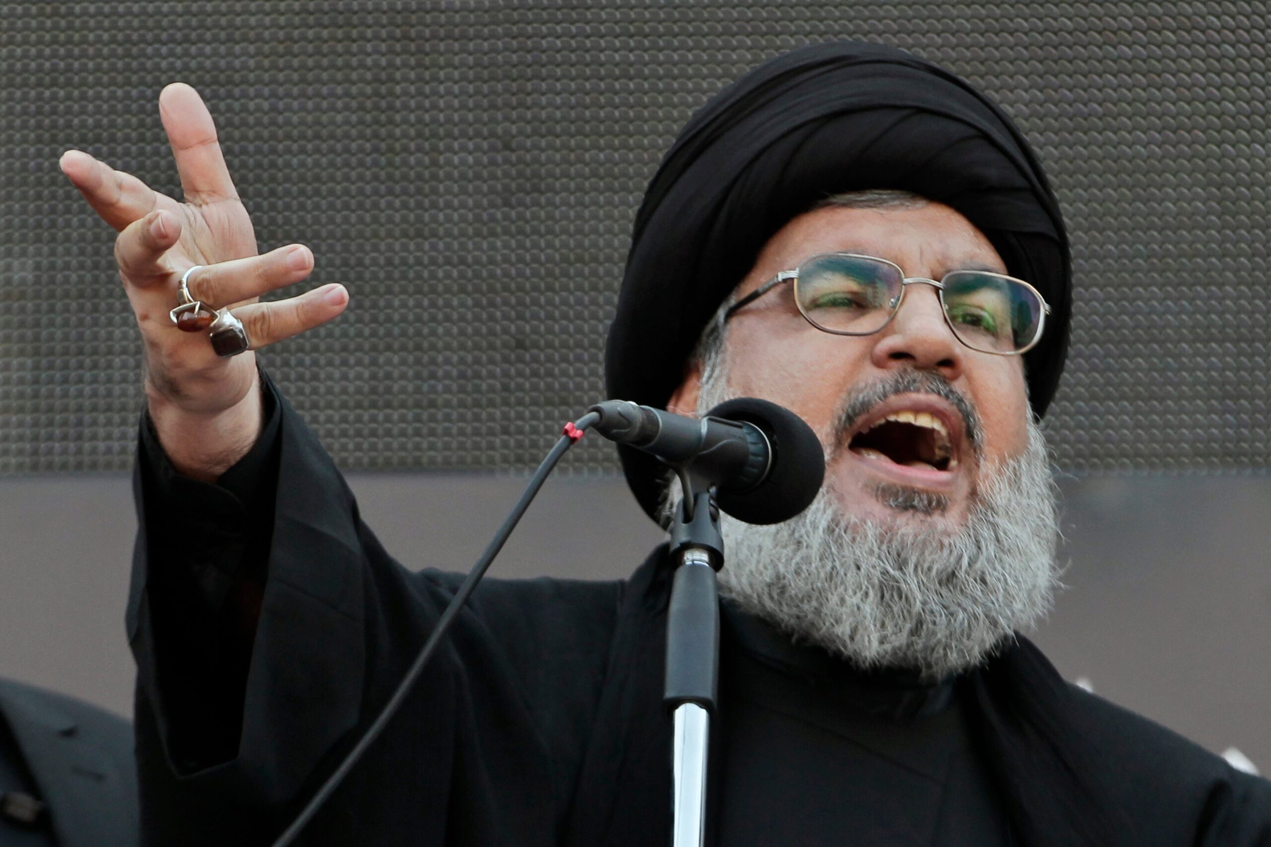 Il leader di Hezbollah Nasrallah temporaneamente sepolto in un luogo segreto