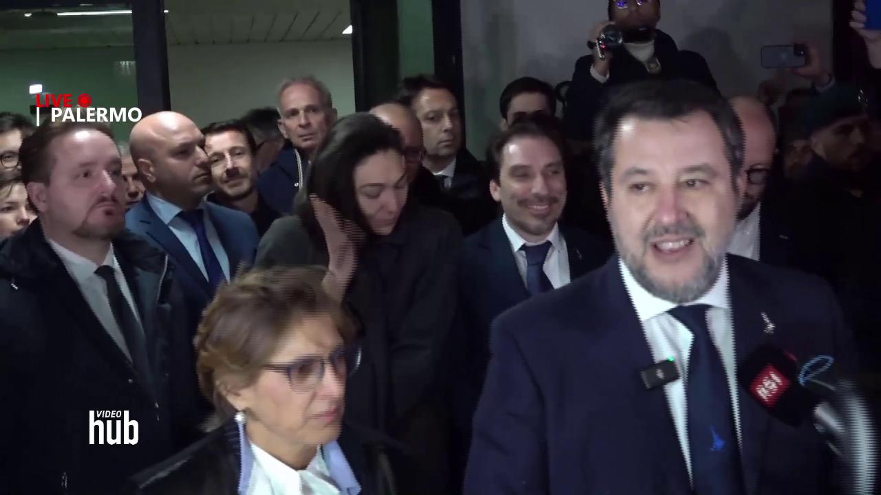 Open Arms, Salvini dopo l'assoluzione fa subito un comizietto da  Bruno Vespa