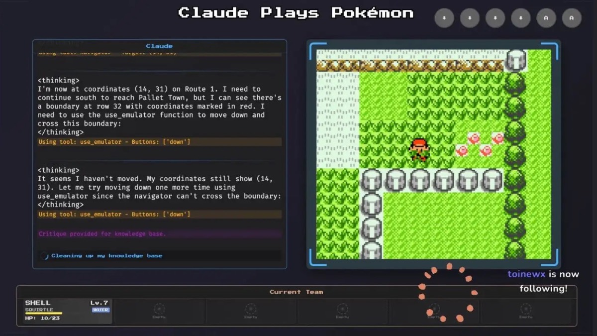 Imparare sbagliando: Claude 3.7 gioca a Pokémon e affina le sue capacità