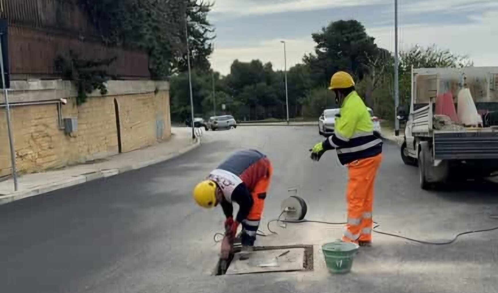 Ad Agrigento continua la 'caccia' ai tombini asfaltati per errore